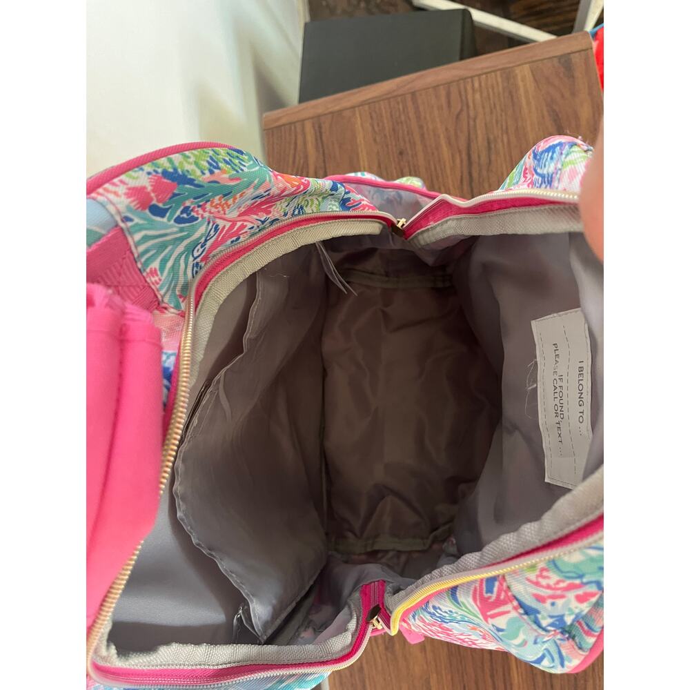 Lilly Pulitzer for Pottery Barn Kids Mackenzie Mermaid Cove Backpack School - Picture 7 of 9